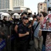 Protest at the Taksim Square in Istanbul