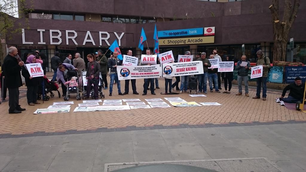 ATİK'e yapılan saldırılar Londra`da  kınandı