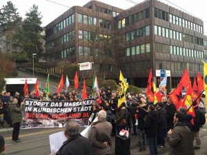 Zürich`te Tc Protestosu