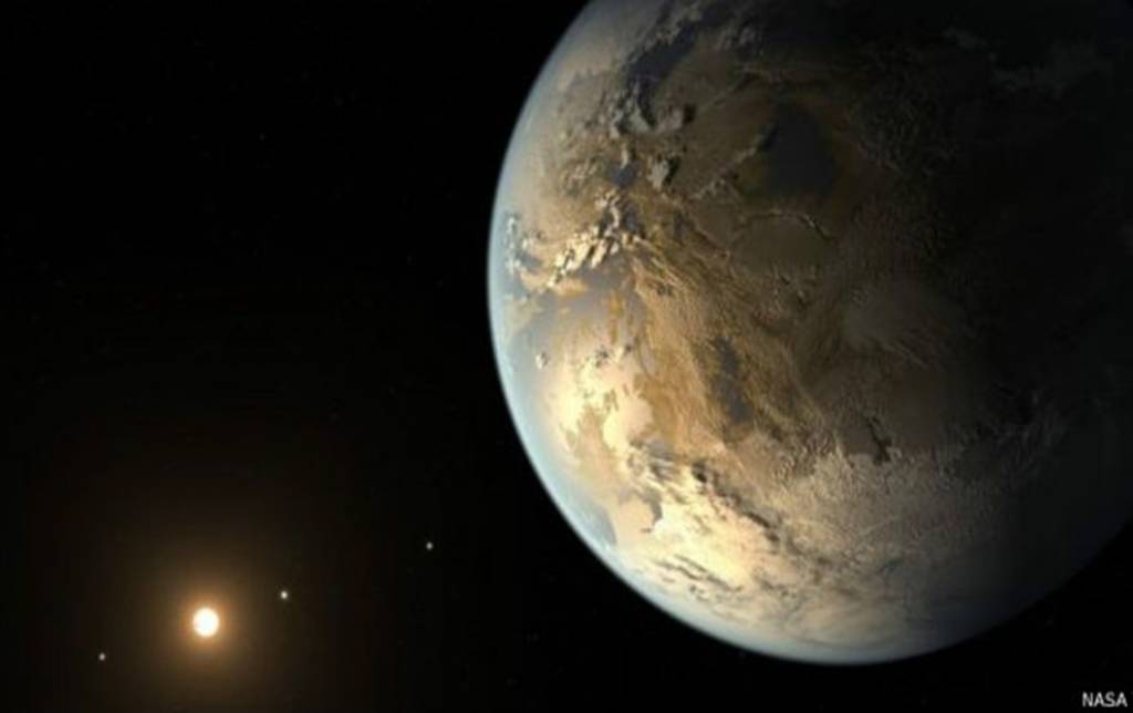 Güneş sistemi dışında yaşama elverişli olabilecek gezegenler böyle resmediliyor. 