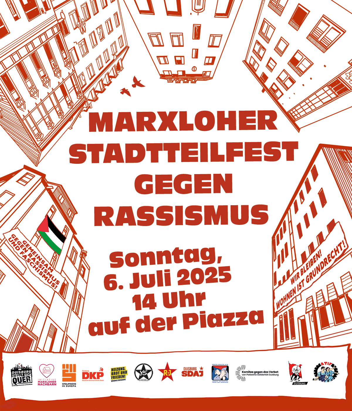 Marxloher Stadtteilfest gegen Rassismus!