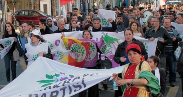 HDP’ye Yapılan Saldırılar Protesto edildi