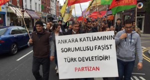 Ankara'daki katliam Londra'da protesto edildi