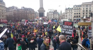 Londra’da 10 bin Kişi Sur ve Cizre İçin Yürüdü